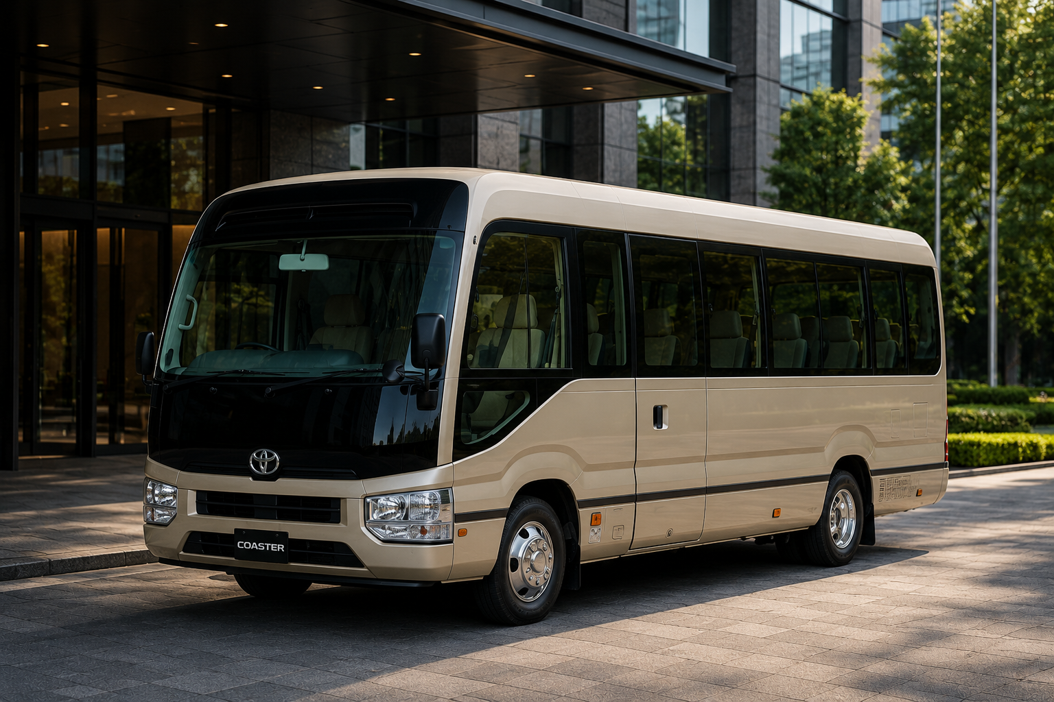 19人乗りマイクロバス Toyota Coaster